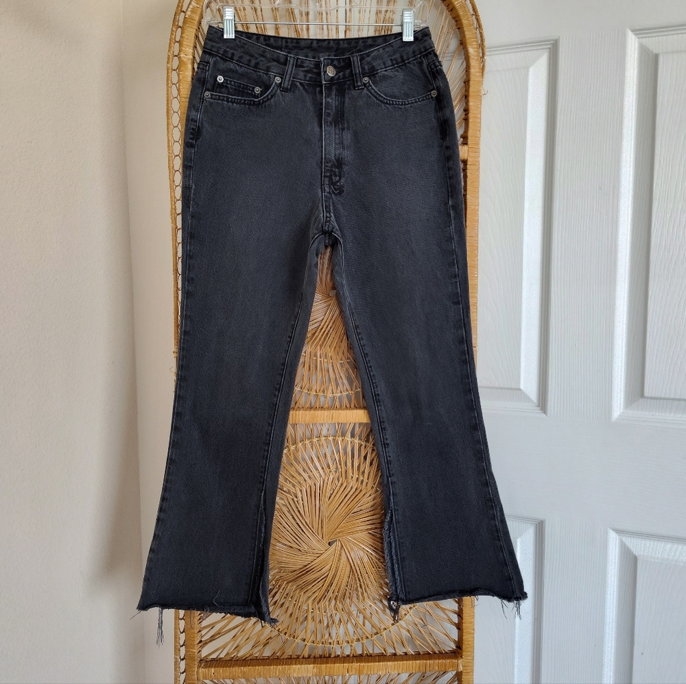 Ksubi skinny kickn Jeans in beat up black size 27